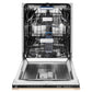 ZLINE 24 in. Tallac Series 3rd Rack Dishwasher with Auto Door Open Drying, 51dBa, Unfinished Wood Panel (DWV-UF-24)