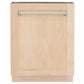ZLINE 24 in. Tallac Series 3rd Rack Dishwasher with Auto Door Open Drying, 51dBa, Unfinished Wood Panel (DWV-UF-24)