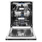 ZLINE Autograph Edition 24 in. Tallac Series 3rd Rack Dishwasher with Auto Door Open Drying, 51dBa, Panel Ready with Champagne Bronze Handle (DWVZ-24-CB)