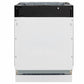ZLINE Autograph Edition 24 in. Tallac Series 3rd Rack Dishwasher with Auto Door Open Drying, 51dBa, Panel Ready with Champagne Bronze Handle (DWVZ-24-CB)