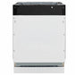 ZLINE Autograph Edition 24 in. Tallac Series 3rd Rack Dishwasher with Auto Door Open Drying, 51dBa, Panel Ready with Polished Gold Handle (DWVZ-24-G)