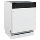 ZLINE Autograph Edition 24 in. Tallac Series 3rd Rack Dishwasher with Auto Door Open Drying, 51dBa, Panel Ready with Polished Gold Handle (DWVZ-24-G)