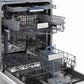 ZLINE 24 in. Tallac Series 3rd Rack Dishwasher with Auto Door Open Drying, 51dBa, Stainless Steel Panel (DWV-304-24)