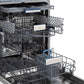 ZLINE 24 in. Tallac Series 3rd Rack Dishwasher with Auto Door Open Drying, 51dBa, Unfinished Wood Panel (DWV-UF-24)