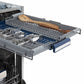 ZLINE 24 in. Tallac Series 3rd Rack Dishwasher with Auto Door Open Drying, 51dBa, Unfinished Wood Panel (DWV-UF-24)