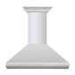 ZLINE Professional Convertible Vent Wall Mount Range Hood in Stainless Steel with Crown Molding (587CRN)