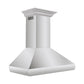 ZLINE Professional Convertible Vent Wall Mount Range Hood in Stainless Steel with Crown Molding (587CRN)