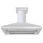 ZLINE Professional Convertible Vent Wall Mount Range Hood in Stainless Steel with Crown Molding (587CRN)