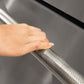 ZLINE Autograph Edition Touchstone Refrigerator Drawer Helix Handles (Set of 2) in Polished Nickel (RDHOZ-24-K-PN)