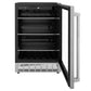 ZLINE 24 in. Monument 154 Can Beverage Fridge in Stainless Steel, Open Box-Good Condition