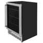 ZLINE 24 in. Monument 154 Can Beverage Fridge in Stainless Steel, Open Box-Good Condition