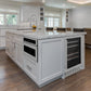 ZLINE 24 in. Monument Dual Zone 44 Bottle Wine Cooler with Wood Shelves in Stainless Steel, Open Box-Great Condition