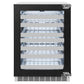 ZLINE 24 in. Touchstone Dual Zone 44 Bottle Wine Cooler with Panel Ready Glass Door, Open Box-Great Condition