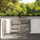 ZLINE 24 in. Touchstone 151 Can Beverage Fridge with Stainless Steel Glass Door, Open Box-Good Condition
