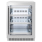 ZLINE 24 in. Touchstone 151 Can Beverage Fridge with Stainless Steel Glass Door, Open Box-Good Condition