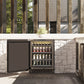 ZLINE 24 in. Touchstone 151 Can Beverage Fridge with Solid Stainless Steel Door, Open Box-Good Condition