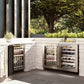 ZLINE 24 in. Touchstone Dual Zone 44 Bottle Wine Cooler with Stainless Steel Glass Door, Open Box-Great Condition