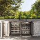 ZLINE 24 in. Touchstone 151 Can Beverage Fridge with Stainless Steel Glass Door, Open Box-Good Condition