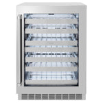 ZLINE 24 in. Touchstone Dual Zone 44 Bottle Wine Cooler With Stainless Steel Glass Door (RWDO-GS-24) 