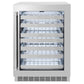 ZLINE 24 in. Touchstone Dual Zone 44 Bottle Wine Cooler with Stainless Steel Glass Door, Open Box-Good Condition