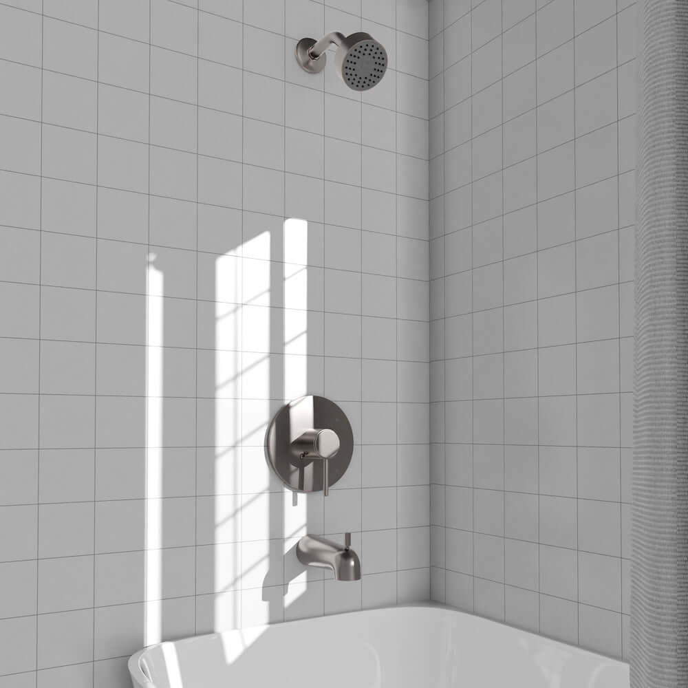 ZLINE Palisades Elegant Shower System in Brushed Nickel (RBCN1-SHS-BN)
