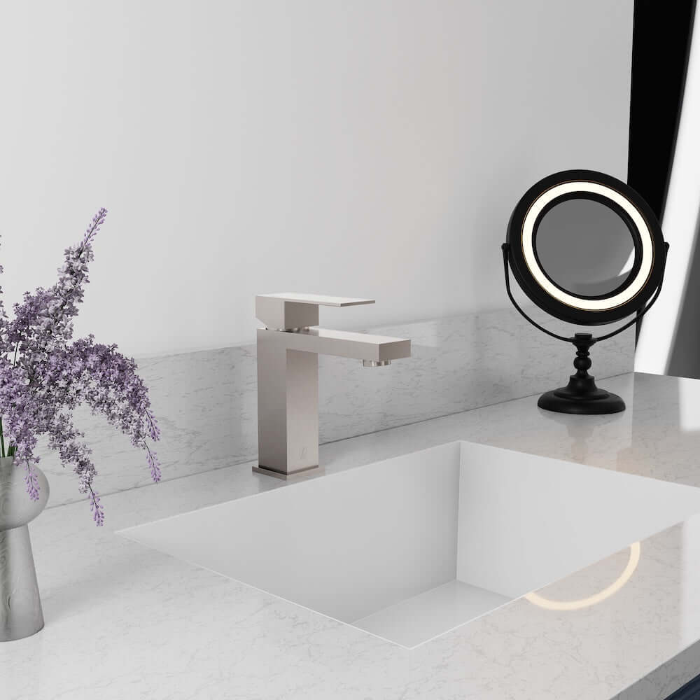 ZLINE Palisades Modern Single Handle Bath Faucet in Brushed Nickel (RBCN2-BF-BN)