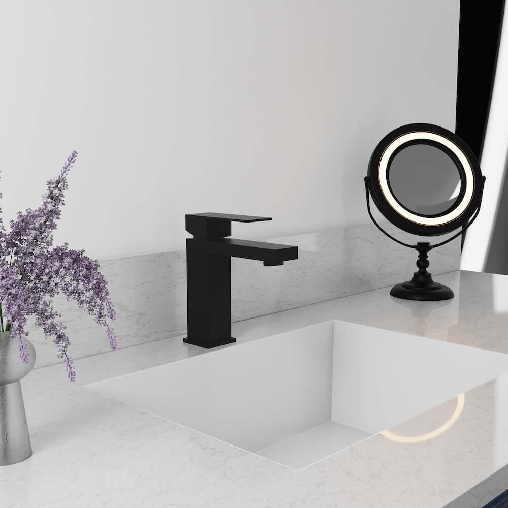 ZLINE Palisades Modern Single Handle Bath Faucet in Matte Black (RBCN2-BF-MB)