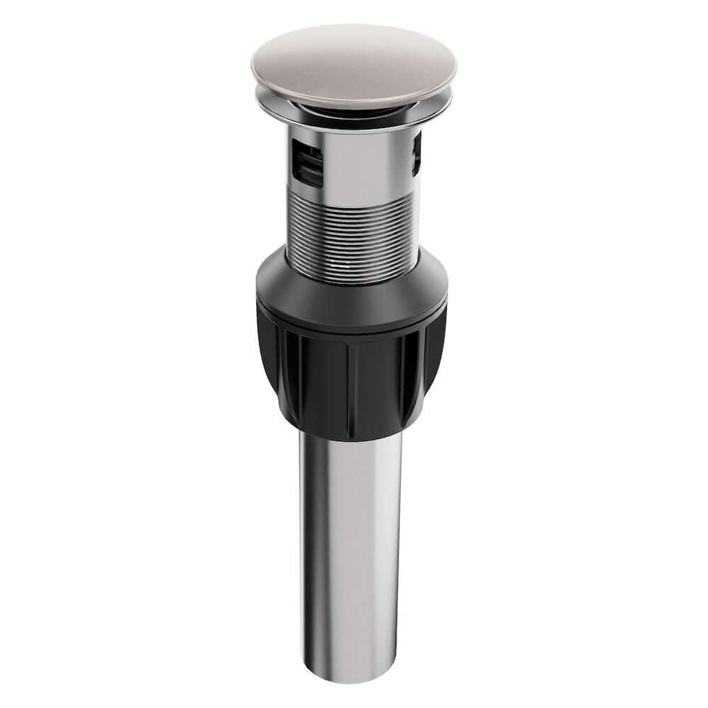 ZLINE Palisades Push Button Drain in Brushed Nickel (RBCN1-PDO-BN) main image.