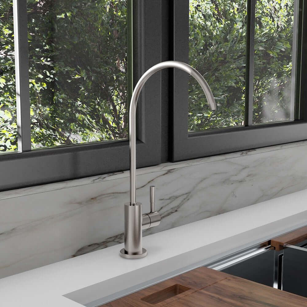 ZLINE Palisades Single Handle Drink Faucet in Brushed Nickel (RBCN1-FBV-BN)