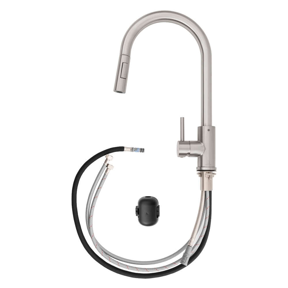ZLINE Palisades Pull Down Single Handle Kitchen Faucet in Brushed Nickel (RBCN1-KF-BN)