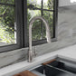ZLINE Palisades Pull Down Single Handle Kitchen Faucet in Brushed Nickel (RBCN1-KF-BN)