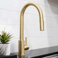 ZLINE Palisades Pull Down Single Handle Kitchen Faucet in Champagne Bronze (RBCN1-KF-CB)