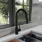 ZLINE Palisades Pull Down Single Handle Kitchen Faucet in Matte Black (RBCN1-KF-MB)