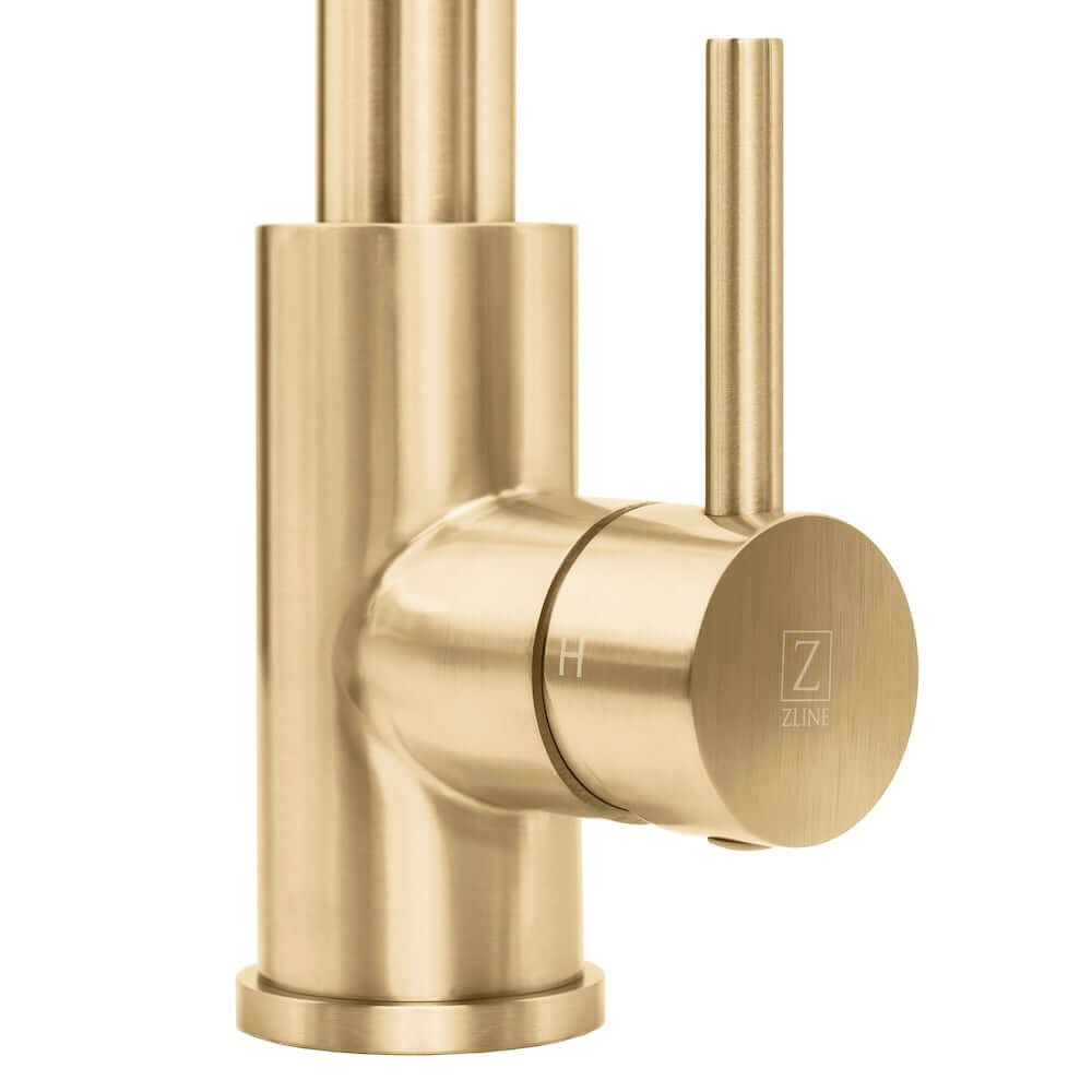 ZLINE Palisades Pull Down Spring Spray Wand Kitchen Faucet in Champagne Bronze (RBCN2-KF-CB)