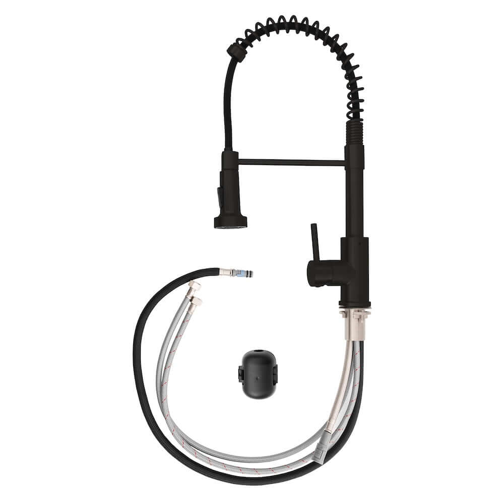 ZLINE Palisades Pull Down Spring Spray Wand Kitchen Faucet in Matte Black (RBCN2-KF-MB)