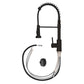 ZLINE Palisades Pull Down Spring Spray Wand Kitchen Faucet in Matte Black (RBCN2-KF-MB)