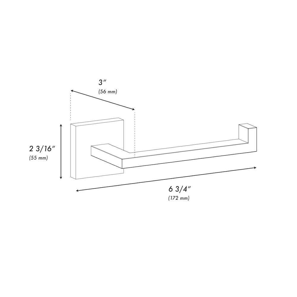 ZLINE Palisades Toilet Paper Holder in Brushed Nickel (RBCN1-TP-BN)