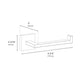 ZLINE Palisades Toilet Paper Holder in Matte Black (RBCN1-TP-MB)