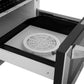 ZLINE 24 in. 1.2 cu. ft. Built-in Microwave Drawer with a Traditional Handle in Satin Stainless Steel, Open Box-Good Condition
