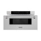 ZLINE 30 in 1.2 cu. ft. Built-in Microwave Drawer in Satin Stainless Steel, Open Box-Good Condition