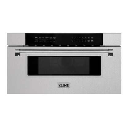 ZLINE 30 in 1.2 cu. ft. Built-in Microwave Drawer in Satin Stainless Steel, Open Box-Excellent Condition main image.