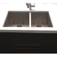 ZLINE 33 in. Chamonix Undermount Double Bowl Kitchen Sink with Bottom Grid and Color Options (SR60D-33)