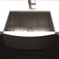 ZLINE 30 in. Zermatt Farmhouse Apron Mount Single Bowl Kitchen Sink with Bottom Grid and Color Options (SAS-30)