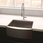 ZLINE 30 in. Zermatt Farmhouse Apron Mount Single Bowl Kitchen Sink with Bottom Grid and Color Options (SAS-30)