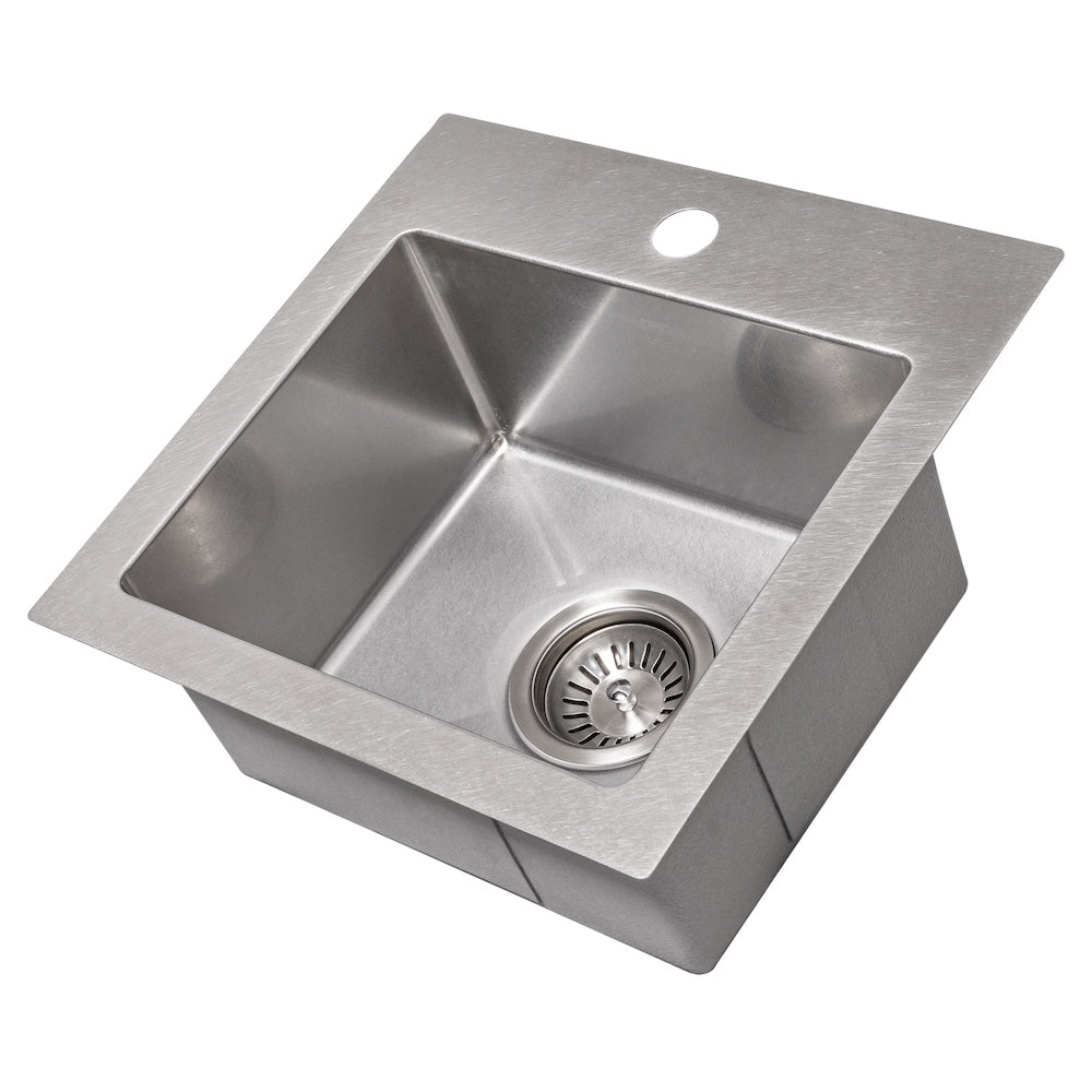 ZLINE 15 in. Donner Topmount Single Bowl Bar Kitchen Sink with Color Options (STS-15)