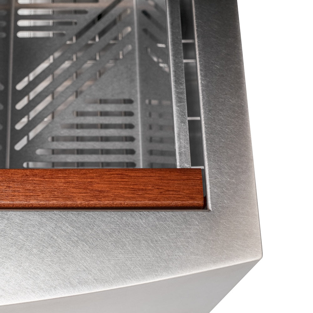 ZLINE 33 in. Moritz Farmhouse Apron Mount Single Bowl Kitchen Sink with Bottom Grid and Accessories (SLSAP-33) Satin Stainless Steel