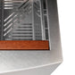 ZLINE 33 in. Moritz Farmhouse Apron Mount Single Bowl Kitchen Sink with Bottom Grid and Accessories (SLSAP-33) Satin Stainless Steel