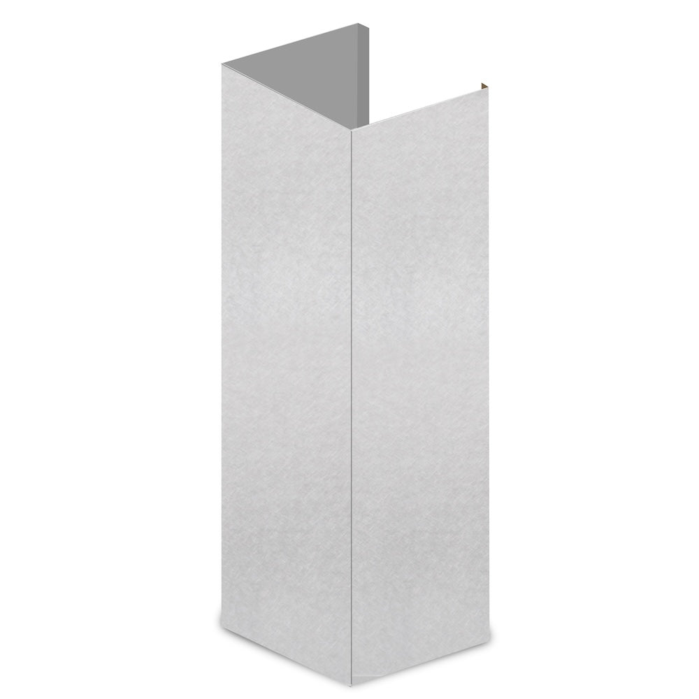 ZLINE 61 in. Satin Stainless Steel Chimney Extension for Ceilings up to 12.5 ft. (8KL3S-E)