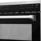 ZLINE 24 in. 1.6 cu ft. Built-in Convection Microwave Oven in Satin Stainless Steel with Speed and Sensor Cooking, Open Box-Excellent Condition
