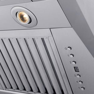 ZLINE Satin Stainless Steel Convertible Vent Under Cabinet Range Hood with Size Options (8685S)